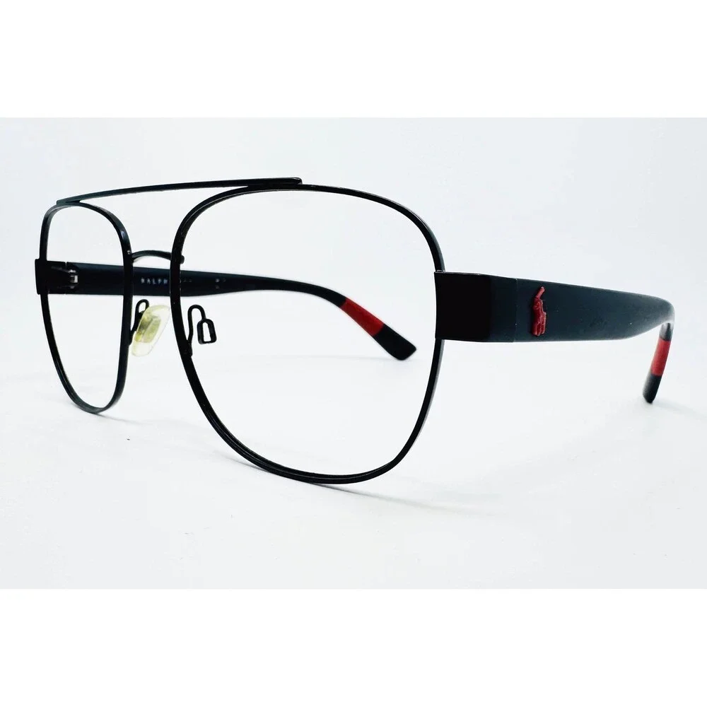 Polo Ralph Lauren Eyeglasses Mens Black Aviator PH 3119 58-17-145